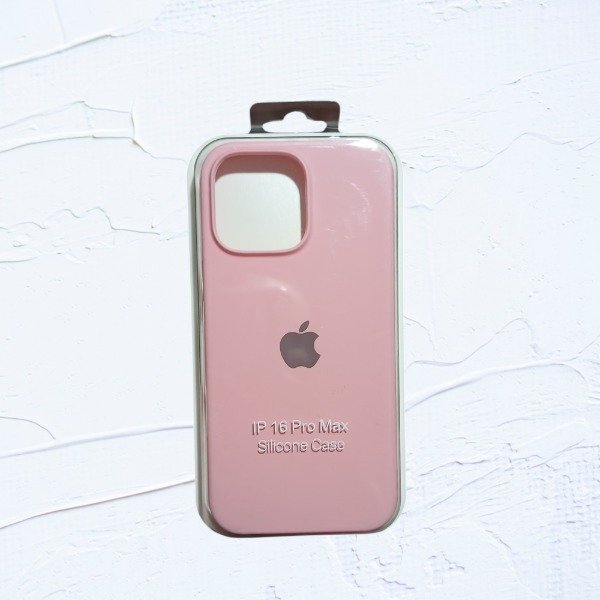 Producto - Funda IPHONE 16 Pro Max- Silicona Case Rosa