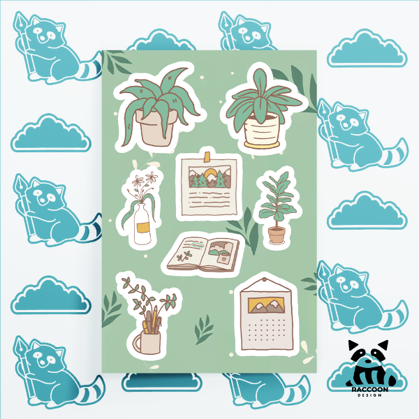 Producto - Plancha de Stickers Herbage