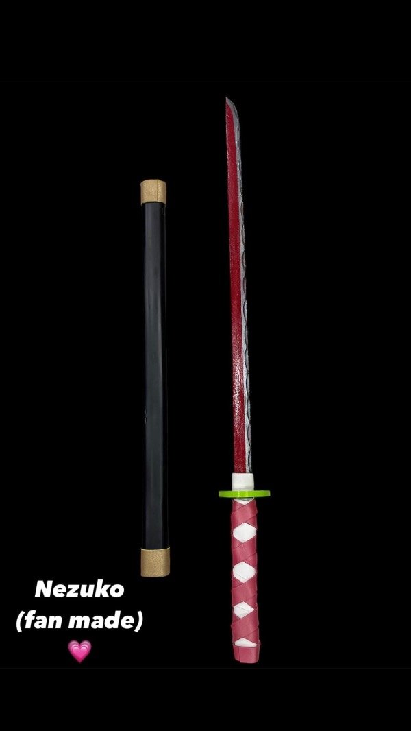 Producto - Katana de madera Nezuko (fan made)