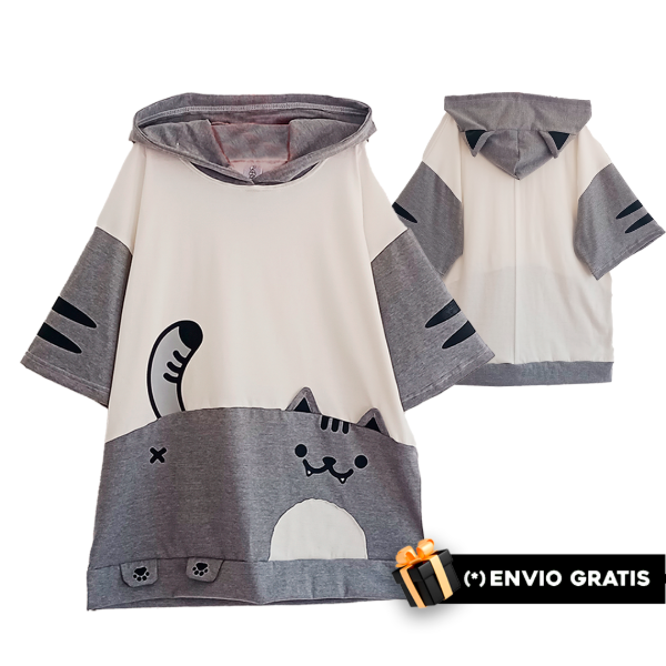Producto - Remera Gatito Stinky Moda Harajuku Kawaii