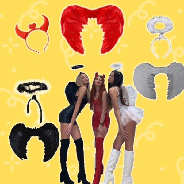 Producto - SET ANGELITA - SET DIABLO -SET ANGELITO NEGRO