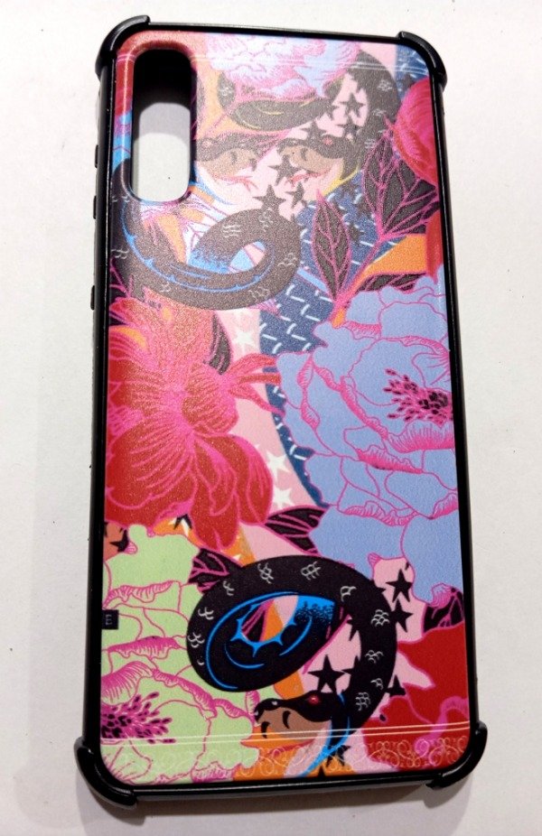 Producto - Funda Antigolpes floral serpiente para Samsung A50