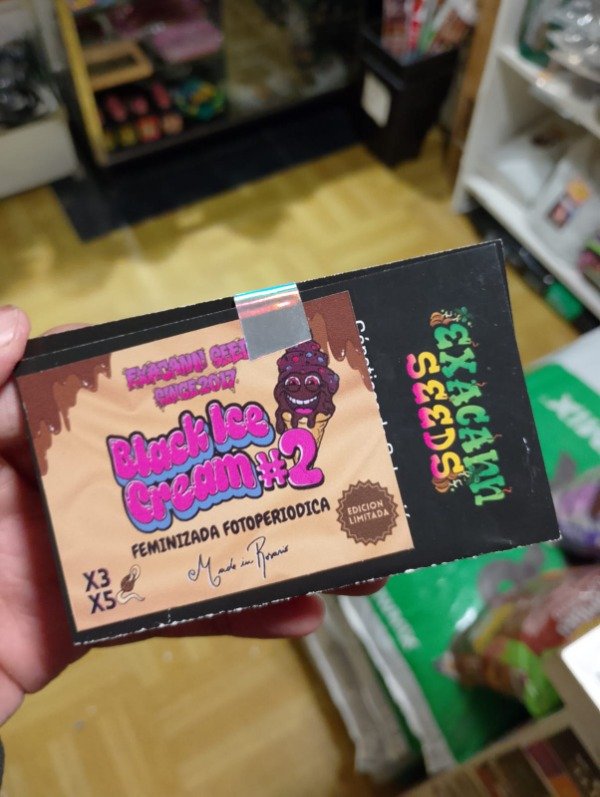 Producto - EXACANN "BLACK ICE CREAM #2" FOTOPERIODICA x3