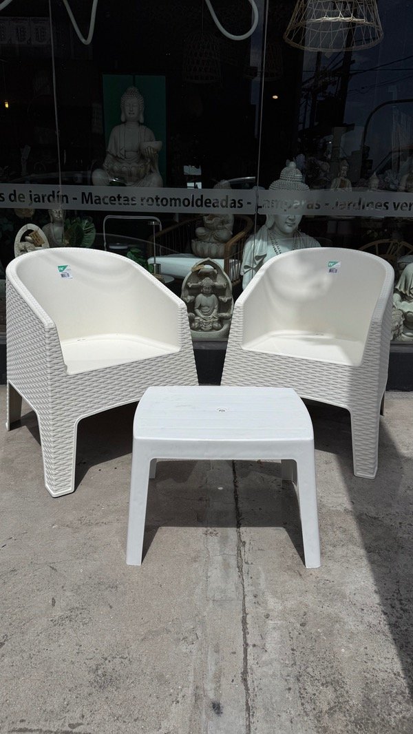 Producto - 2 Sillones Oasis + Mesa auxiliar