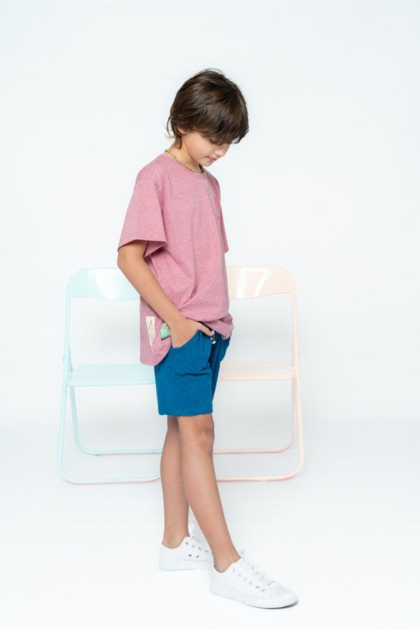 Producto - Bermuda Azul Pique Tino