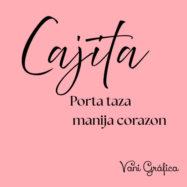 Producto - Cajita porta taza