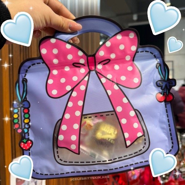 Producto - BOLSA ZIPLOC MOÑO VIOLETA KAWAII X 5 UNIDADES
