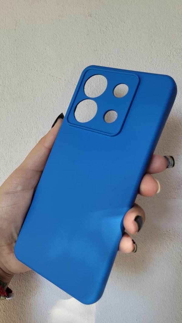 Producto - Xiaomi redmi note 13 pro 5g case con felpa azul