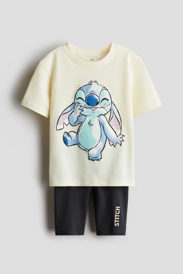 Producto - HyM Set remera y legging Stitch de algodón organico