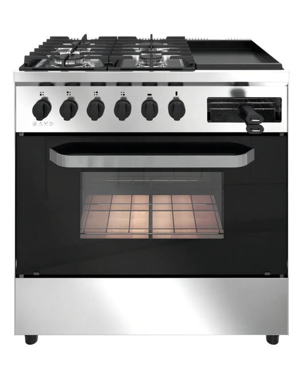 Producto - COCINA INDUSTRIAL GAS KUMA 820 MULTIGRILL 4H C/VISOR - SAHO MORELLI