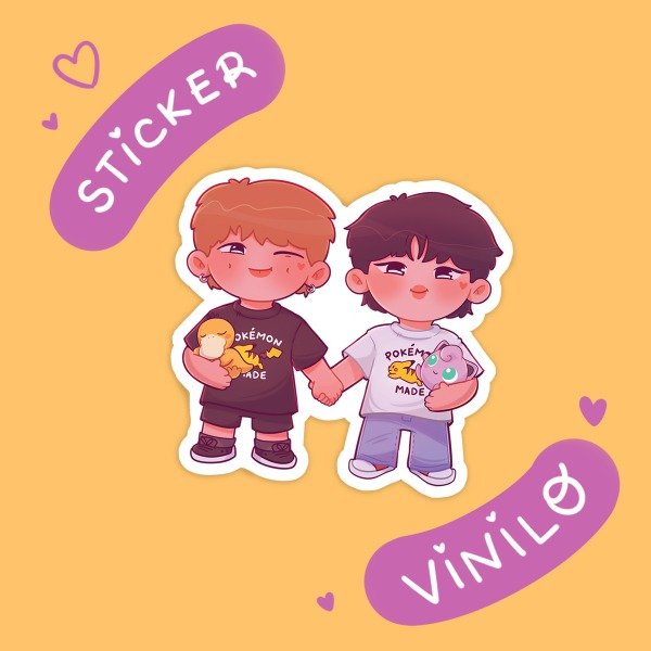 Producto - Sticker Namjin Pokemon! - 0