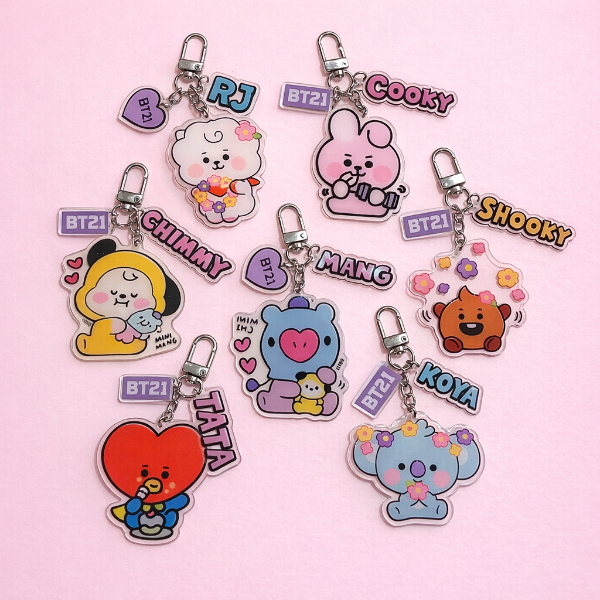 Producto - Llavero acrílico Bts bt21