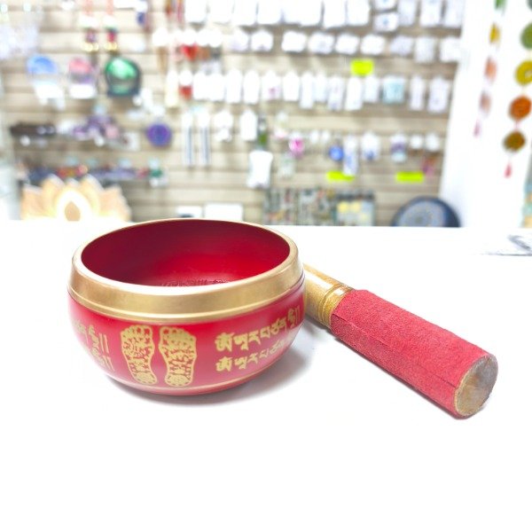 Producto - Cuenco Tibetano 7 metales Rojo 7 metales