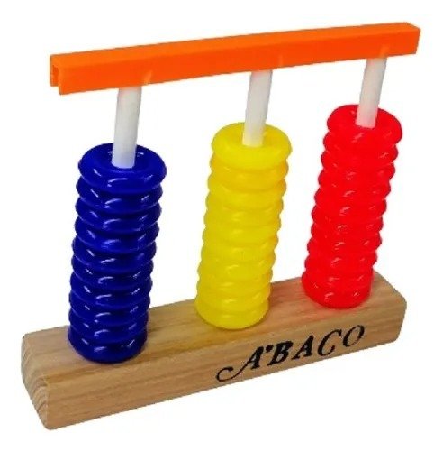Producto - ABACO MARTIZ 3/10 base madera aniilos plasticos 15x12cm