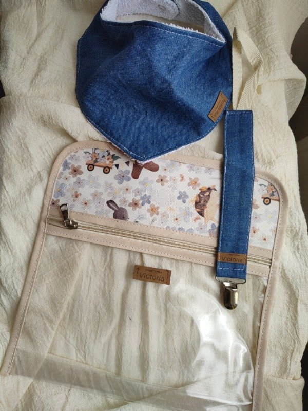 Producto - Set bebé 3 piezas - jean