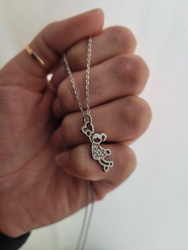 Producto - Gargantilla nenita con strass AQ