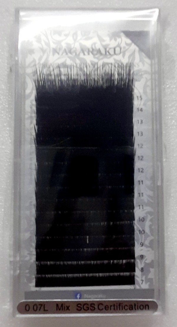 Producto - Pestañas Nagaraku 0.07L Mix 7/15mm premium SP 10/25