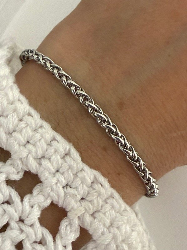 Producto - P668 Pulsera espiga 18 cm