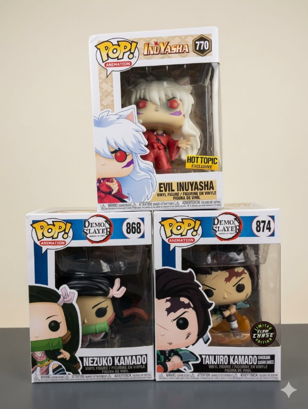 Producto - Figuras Tipo Funkos - Demon Slayer - Inuyasha - Ingrese para Elegir