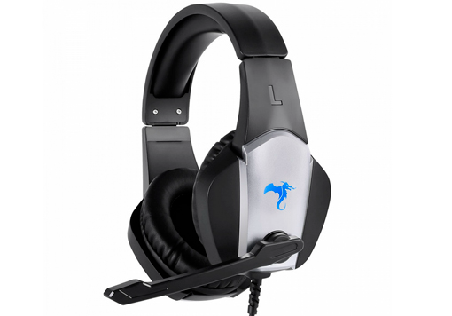 Producto - Auricular c/microfono p/PC/Playstation 4 -3.5mm + usb -cable 2.1mts -c/adaptador