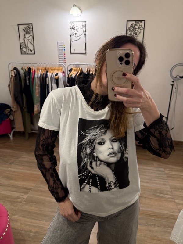 Producto - Remera Kate Moss en natural - 0