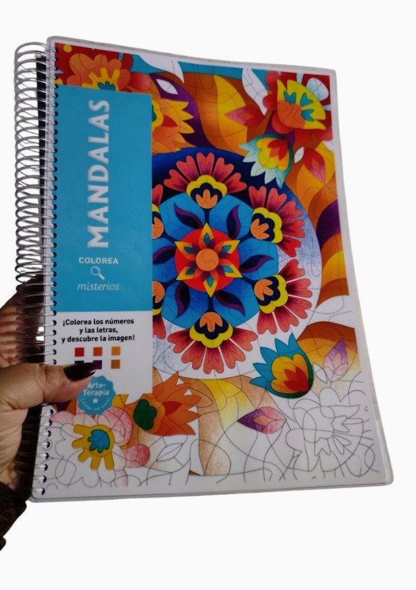 Producto - Libro mandalas para pintar por números (FISICO)