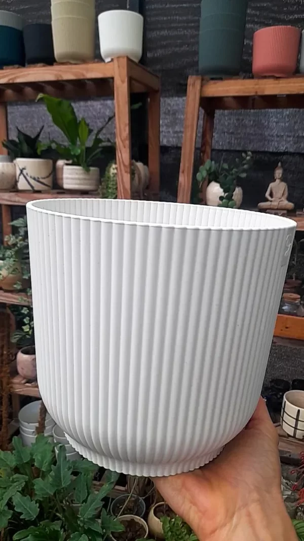 Producto - Maceta Milán n20 blanca