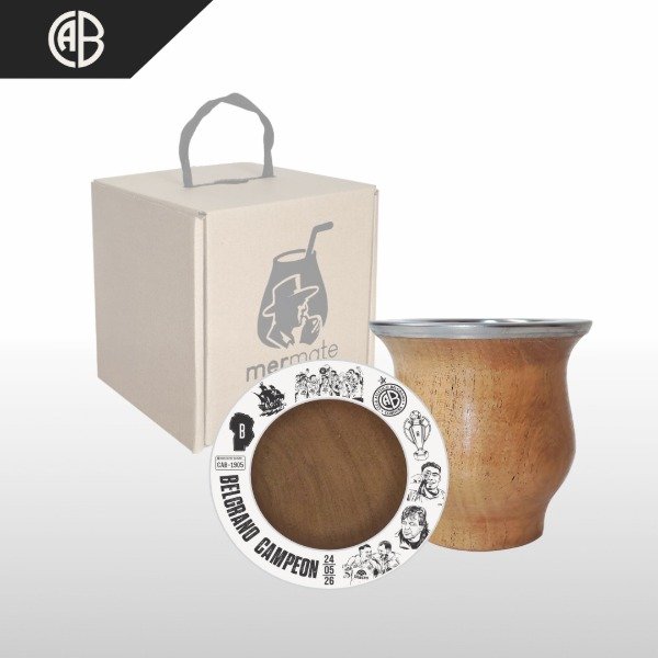 Producto - MATE CON GRABADO PERSONALIZADO EXCLUSIVO BELGRANO CAMPEÓN - 2