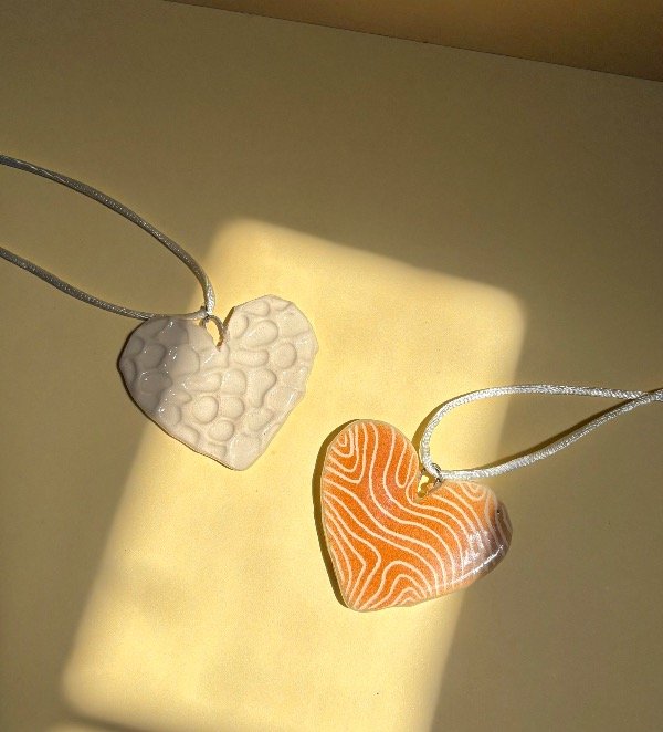 Producto - Corazón Grande BIFAS Oleo 3D Natural + Psycho Marron