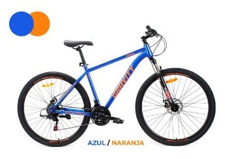 Producto - BICICLETAS RODADO 29" GRAVITY DANK  21 VELOCIDADES - AZUL