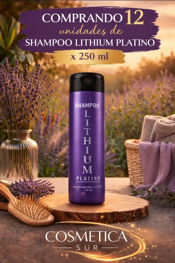 Producto - 12 x shampo lithium de 250 ml