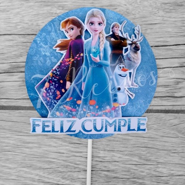 Producto - TOPPER 3D FROZEN X UNIDAD