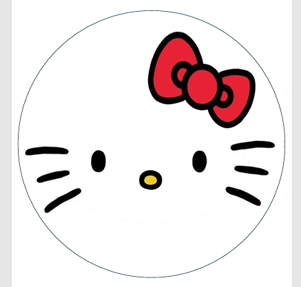 Producto - Lamina comestible redonda 20cm hello kitty 4