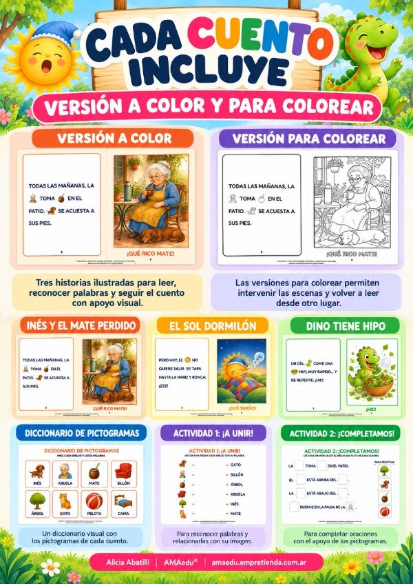 Producto - Lectura 3 CUENTOS CON PICTOGRAMAS (Inicial y 1er Ciclo) - 2