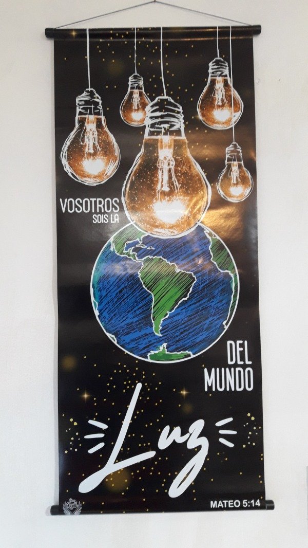 Producto - Banner Cristiano Gigante MATEO 5:14