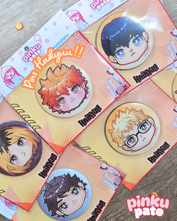 Producto - Pins Haikyuu!! Chibi - 0