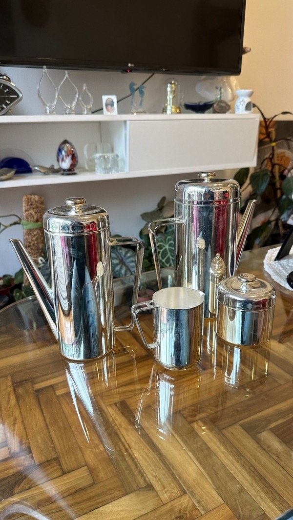 Producto - Servicio de té bañado en plata