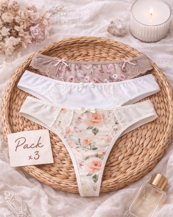 Producto - VEDETINAS Y COLA LESS - Pack x3