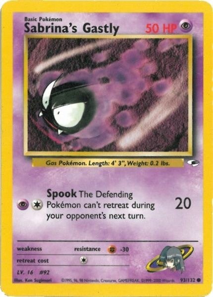 Producto - Sabrina's Gastly (93/132) [Gym Heroes Unlimited]