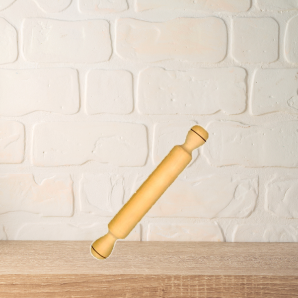 Producto - Palo de amasar 30cm palo blanco Ferpa