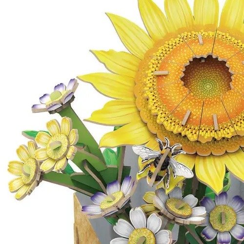 Producto - ROMPECABEZAS FLORES 3D - GIRASOL (102 PIEZAS) - 2