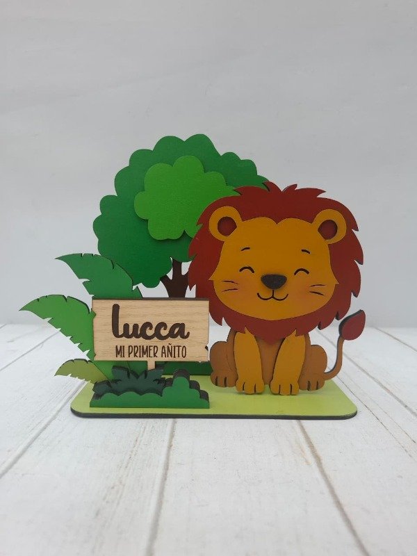Producto - CENTROS DE MESA ANIMALES DE LA SELVA - 1