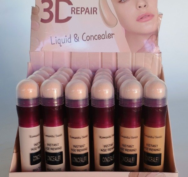 Producto - CORRECTOR DE OJERAS LÍQUIDO + ESPONJA