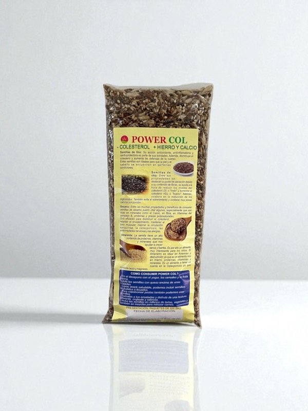Producto - MIX DE SEMILLAS POWER COL - colesterol + hierro y calcio 200g
