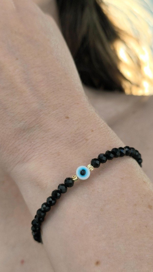 Producto - Pulsera Ojo Turco Cristal Negro