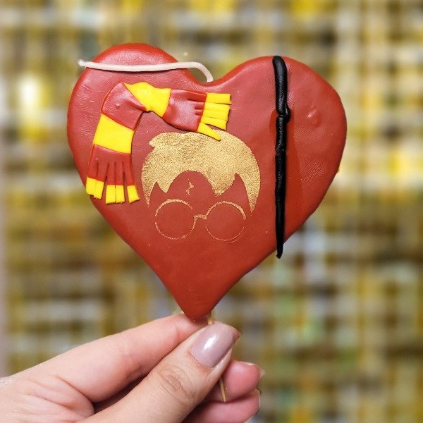 Producto - Vela en porcelana CORAZÓN HARRY POTTER - 1