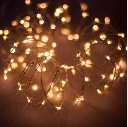 Producto - Guirnalda Micro led Alambre Luz Led Rgb Amarilla
