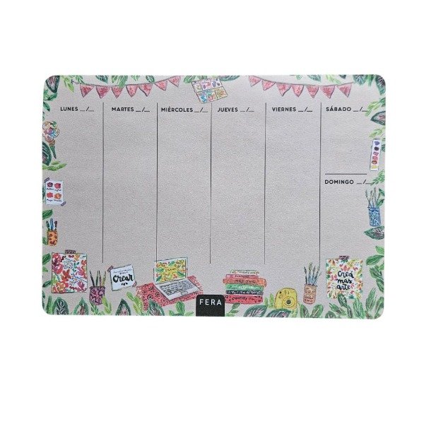 Producto - Planner Semanal Columnas Chico