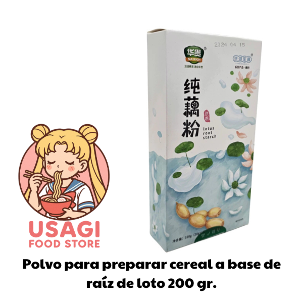 Producto - Polvo para preparar cereal a base de raíz de loto 200 gr.