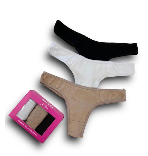 Producto - Je Taime Colaless de algodón x3
